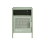 Bedside Table - Metal - Almond Green
