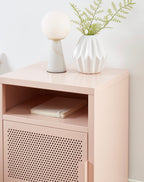 Mesita De Noche - Metal - Rosa Blush