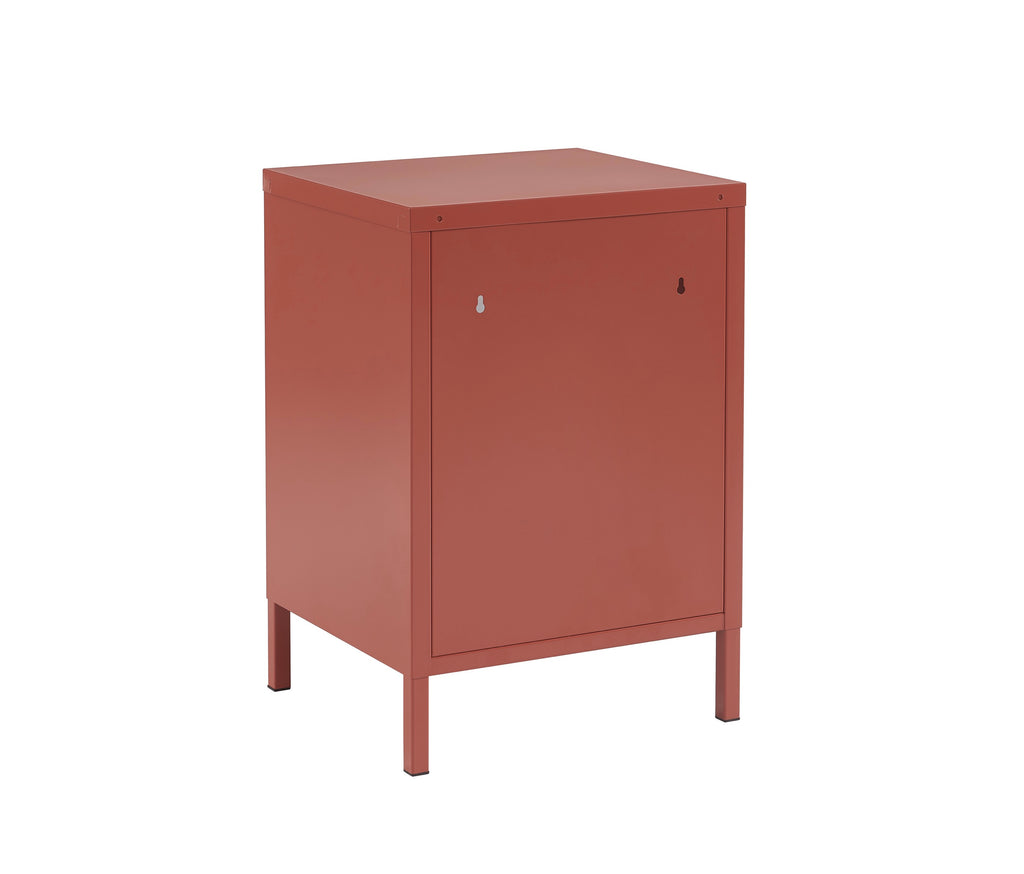 Table De Chevet - Métal - Terracotta