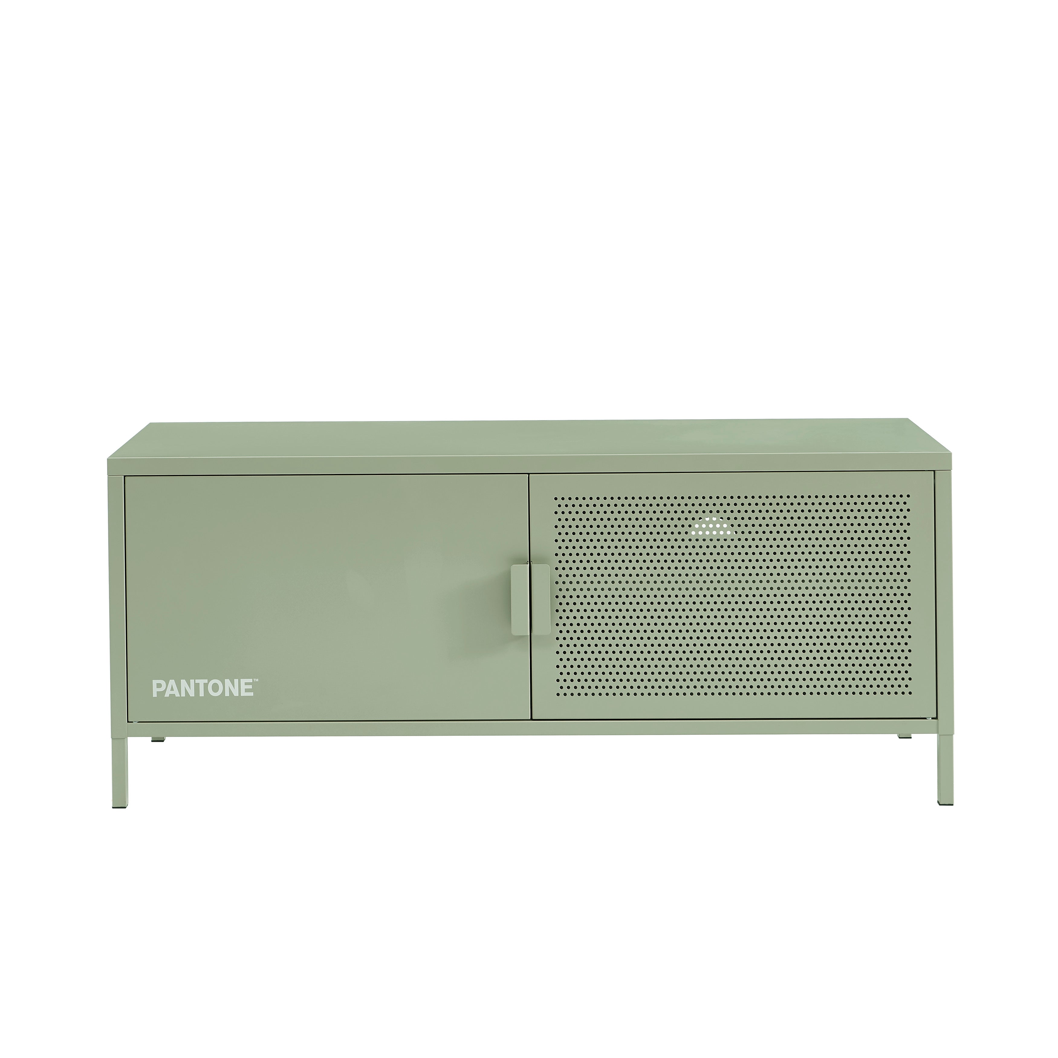 Mueble TV - Metal - Verde Almendra