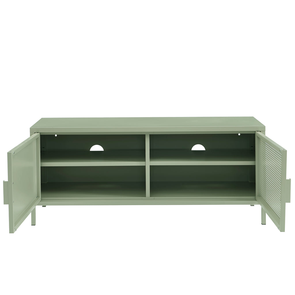 Mueble TV - Metal - Verde Almendra