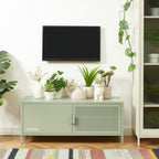 Mueble TV - Metal - Verde Almendra