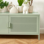 Mueble TV - Metal - Verde Almendra