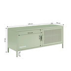 Mueble TV - Metal - Verde Almendra