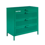 Commode - Métal - Vert Émeraude - 4 Tiroirs