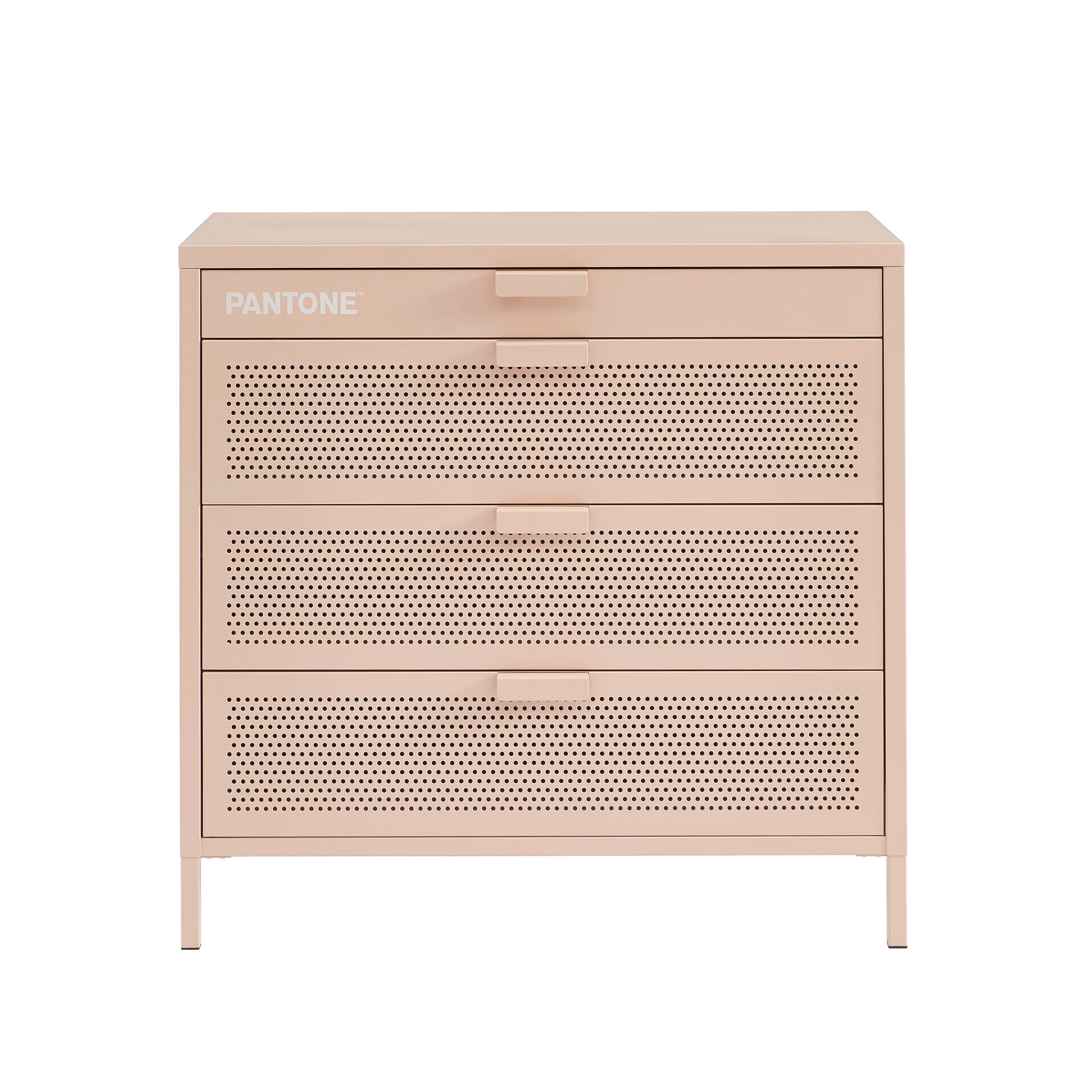 Commode - Métal - Rose Blush - 4 Tiroirs