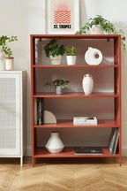 Bookcase - Metal - Terracotta