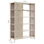 Bibliothèque - Métal - Taupe