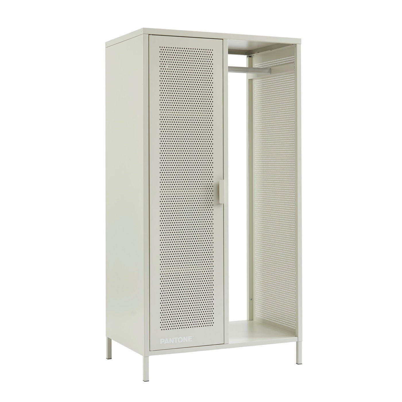 Cloakroom - Metal - Sand Beige With Wardrobe