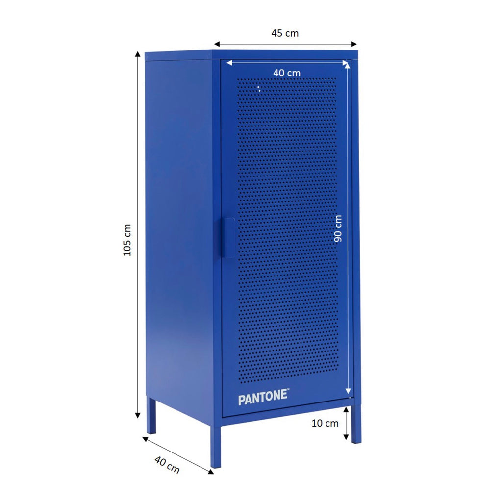 Pedestal de oficina - Metal - Azul eléctrico