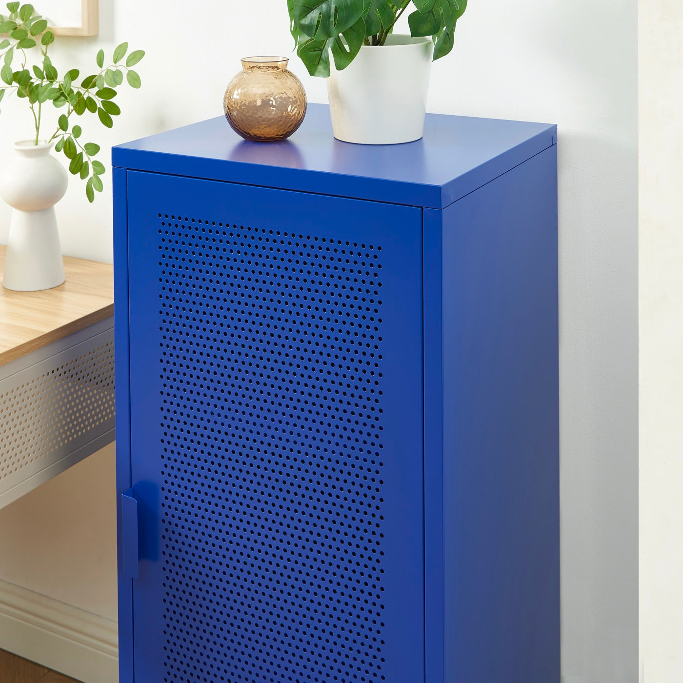 Pedestal de oficina - Metal - Azul eléctrico