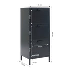 Office Unit - Metal - Anthracite Gray - 3 Drawers