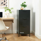 Office Unit - Metal - Anthracite Gray - 3 Drawers