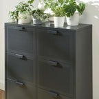 Chest of drawers - Metal - Anthracite Gray - 6 Drawers