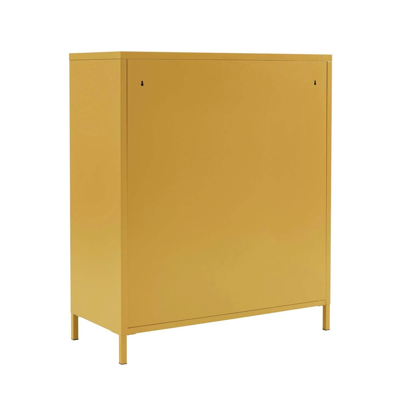 Cómoda - Metal - Amarillo Mostaza - 6 Cajones