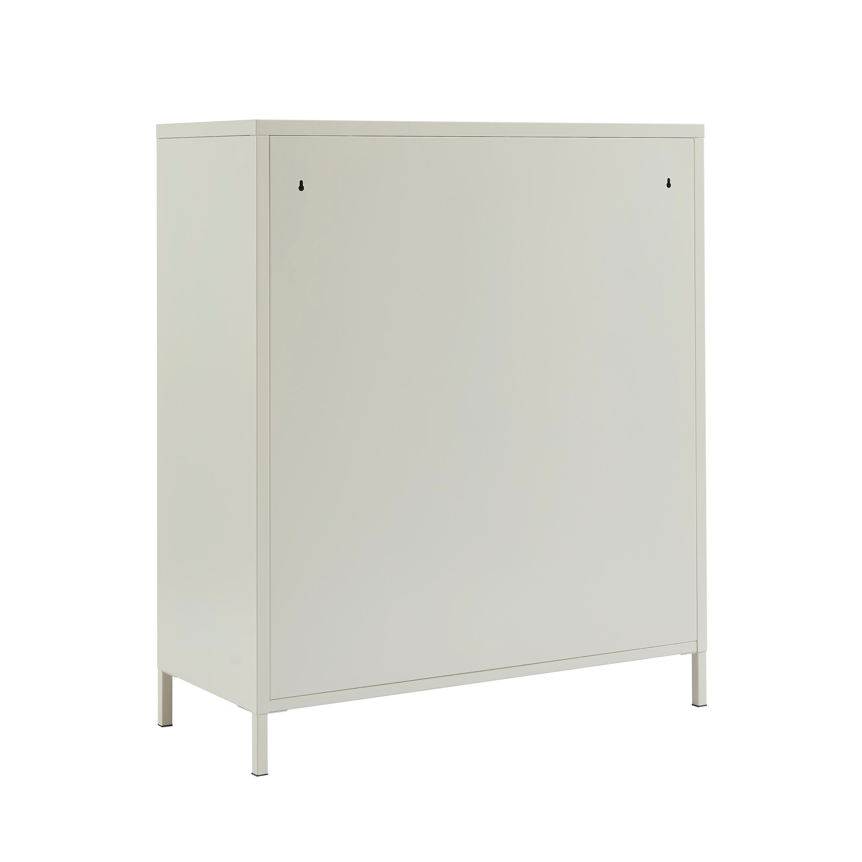 Chest of drawers - Metal - Sand Beige - 6 Drawers
