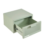 Wall Bedside Table - Metal - Almond Green