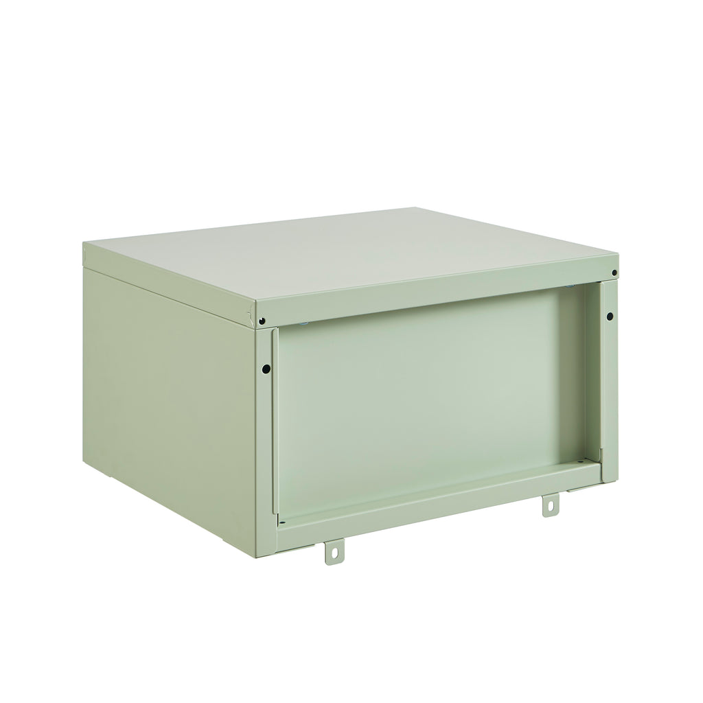 Wall Bedside Table - Metal - Almond Green