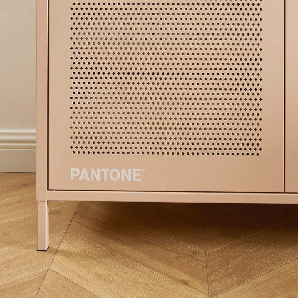 Armoire - Métal - Rose Blush - 2 Portes