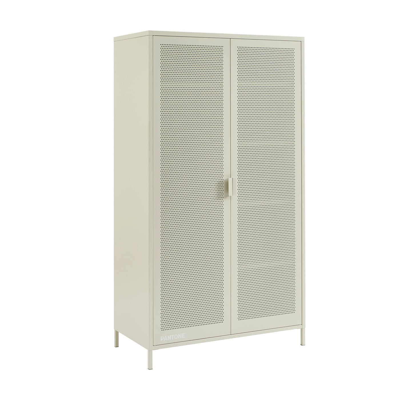 Armoire - Métal - Beige Sable - 2 Portes