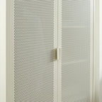 Armoire - Métal - Beige Sable - 2 Portes