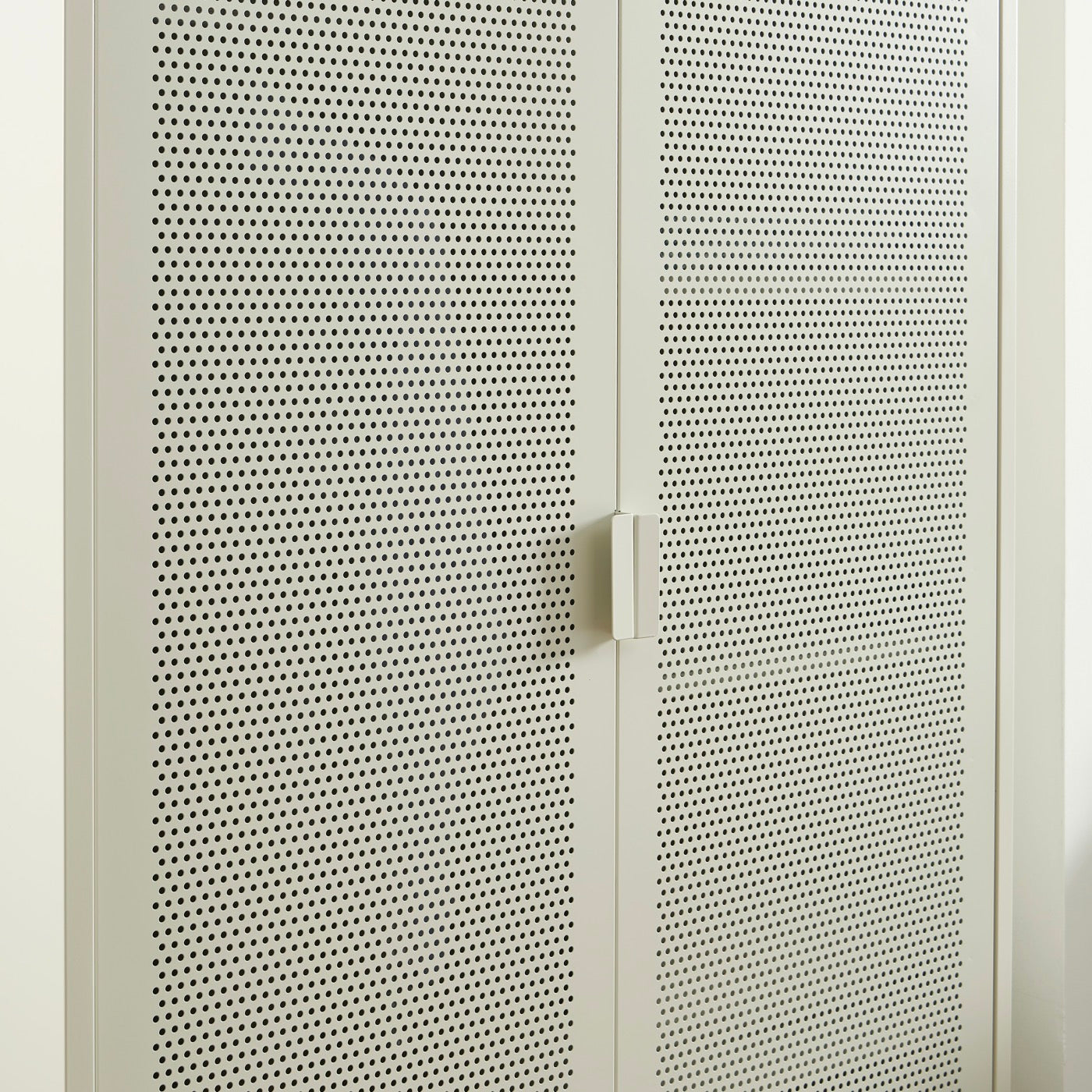 Armoire - Métal - Beige Sable - 2 Portes