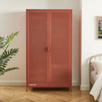 Armoire - Métal - Terracotta - 2 Portes