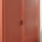Armoire - Métal - Terracotta - 2 Portes