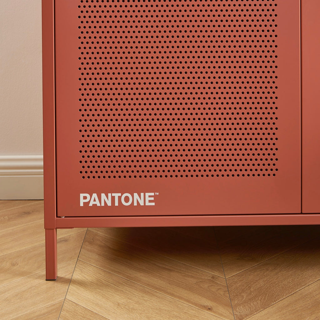 Armoire - Métal - Terracotta - 2 Portes