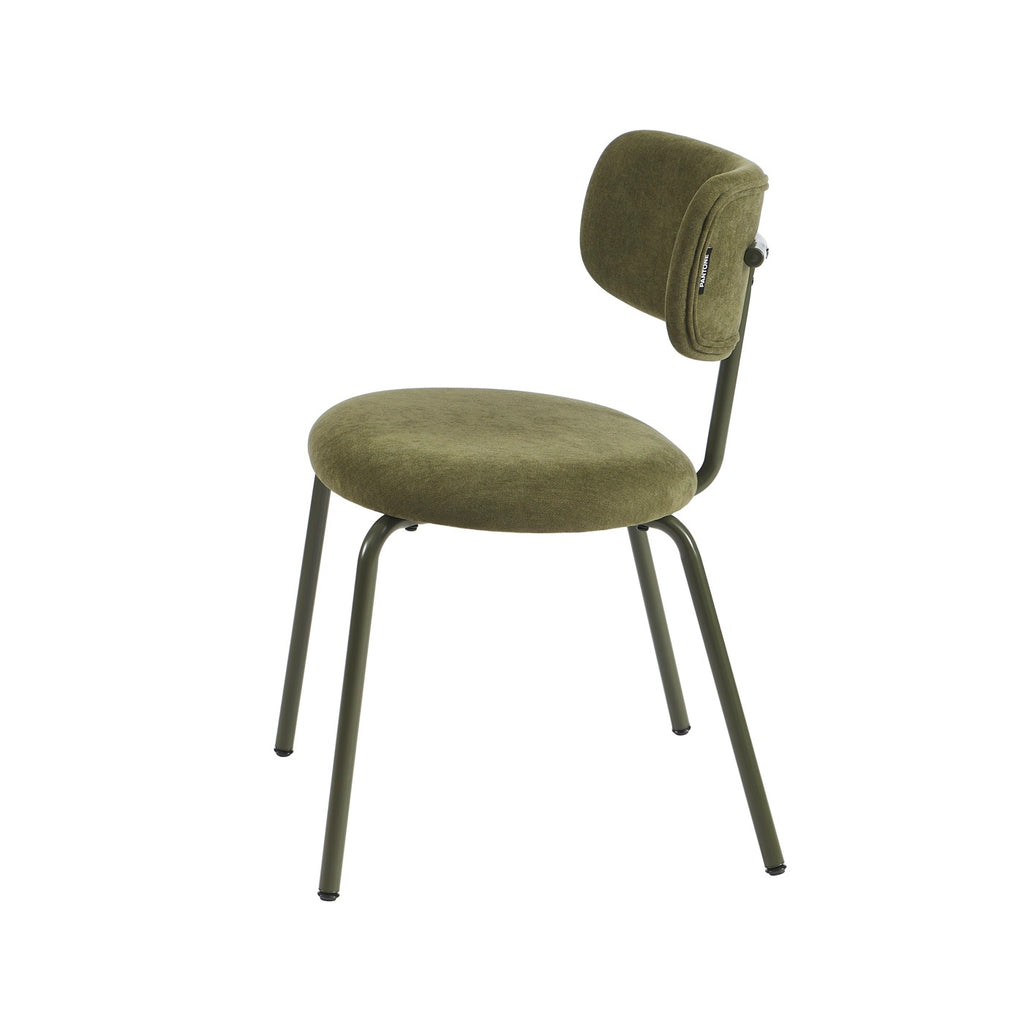Conjunto de 2 sillas - Patas de tela y metal - Verde oliva