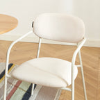 Lot De 2 Chaises - Tissu Et Pieds Métal - Beige Sable