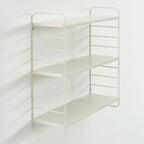 3 Tier Wall Shelf - Metal - Sand Beige