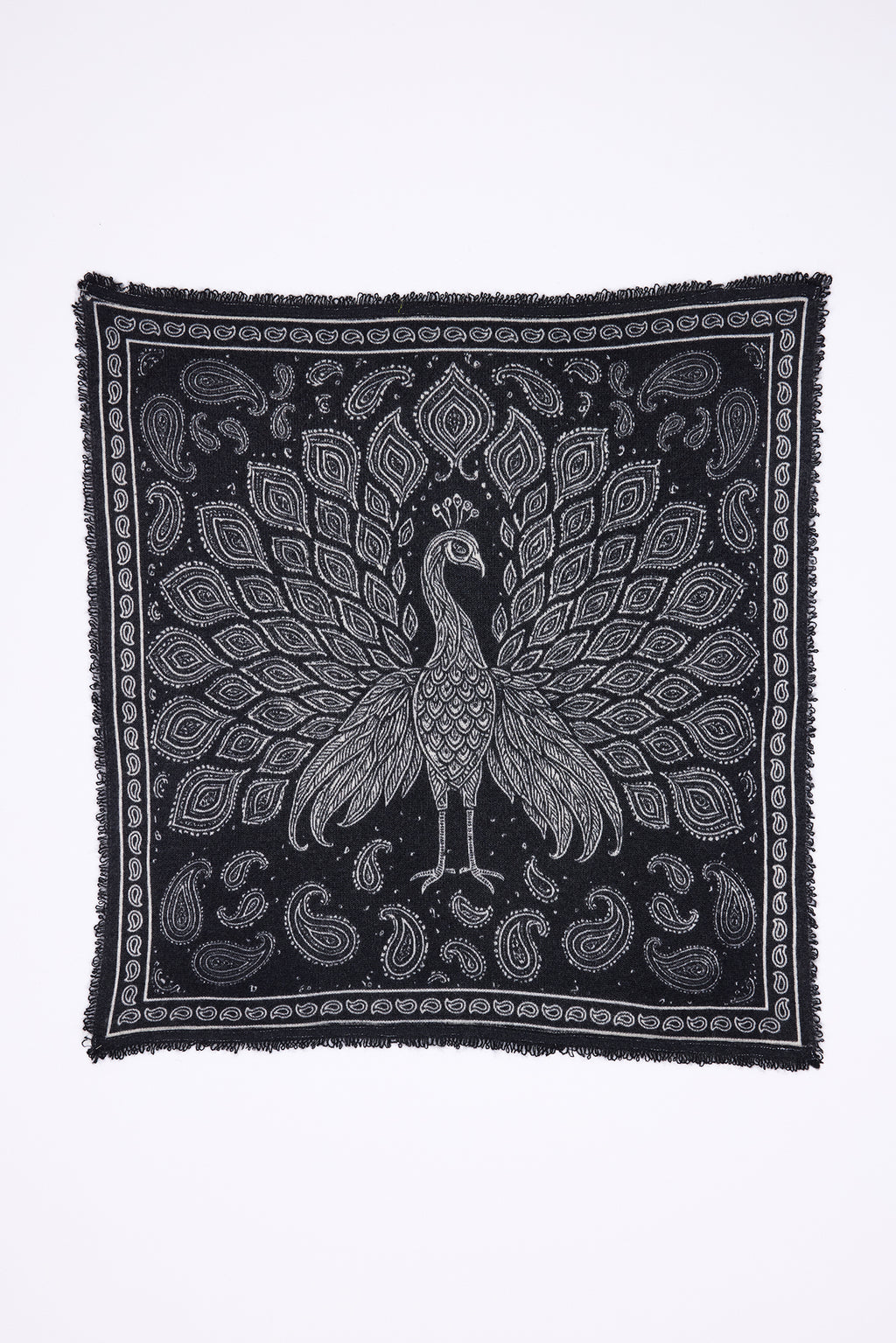 Lille bandana Paon - Sort/Hvid - Dame