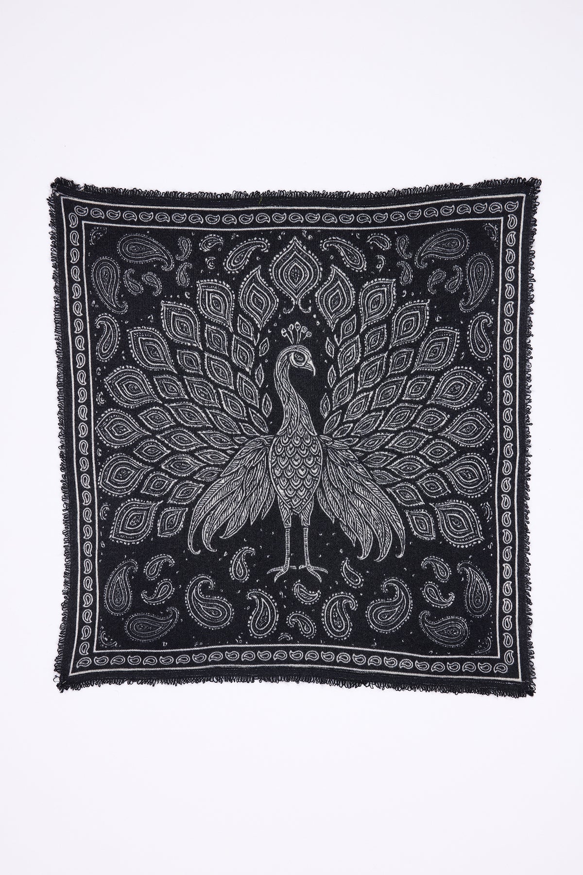 Lille bandana Paon - Sort/Hvid - Dame