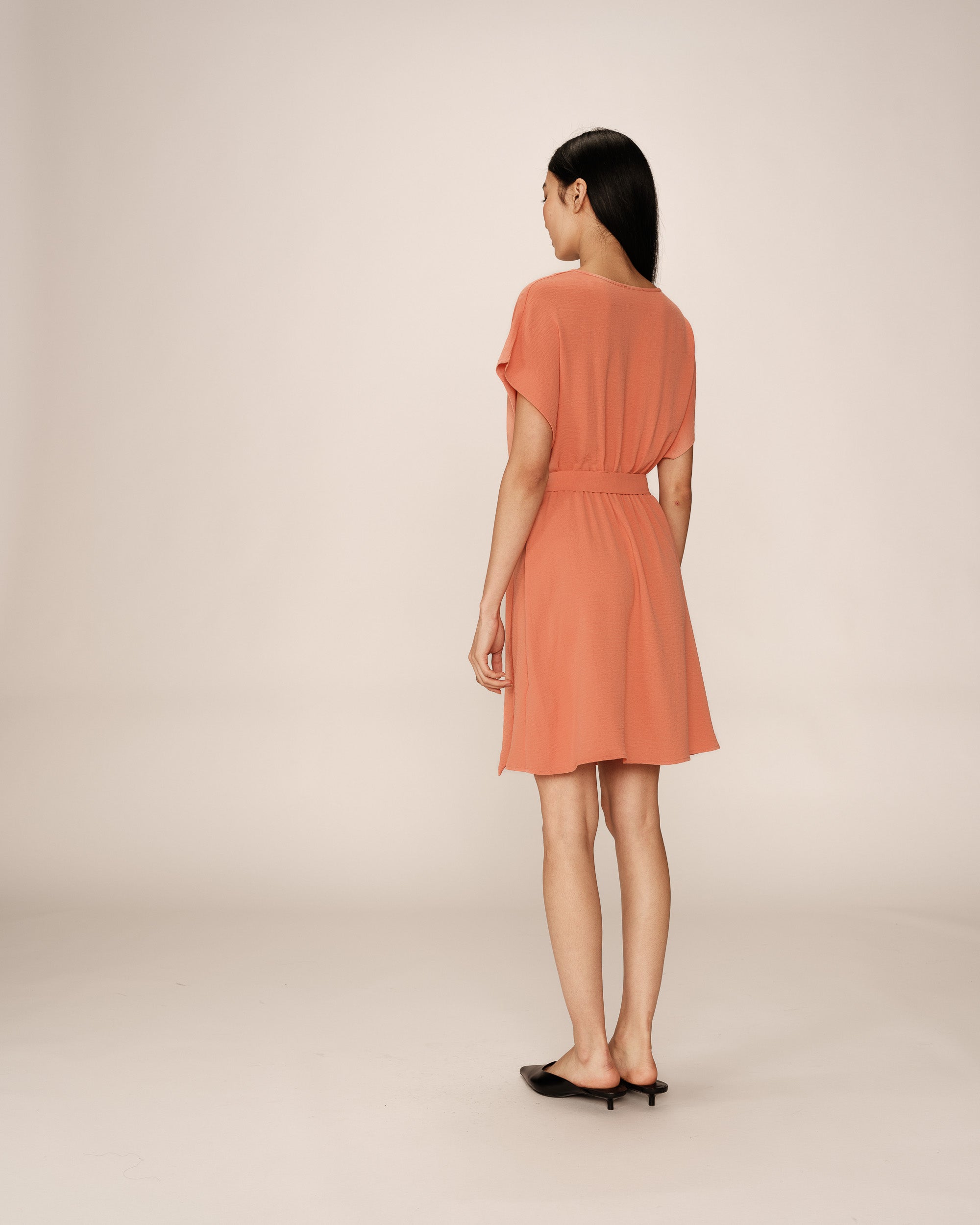 Vestido Corto Papaye - Melocotón