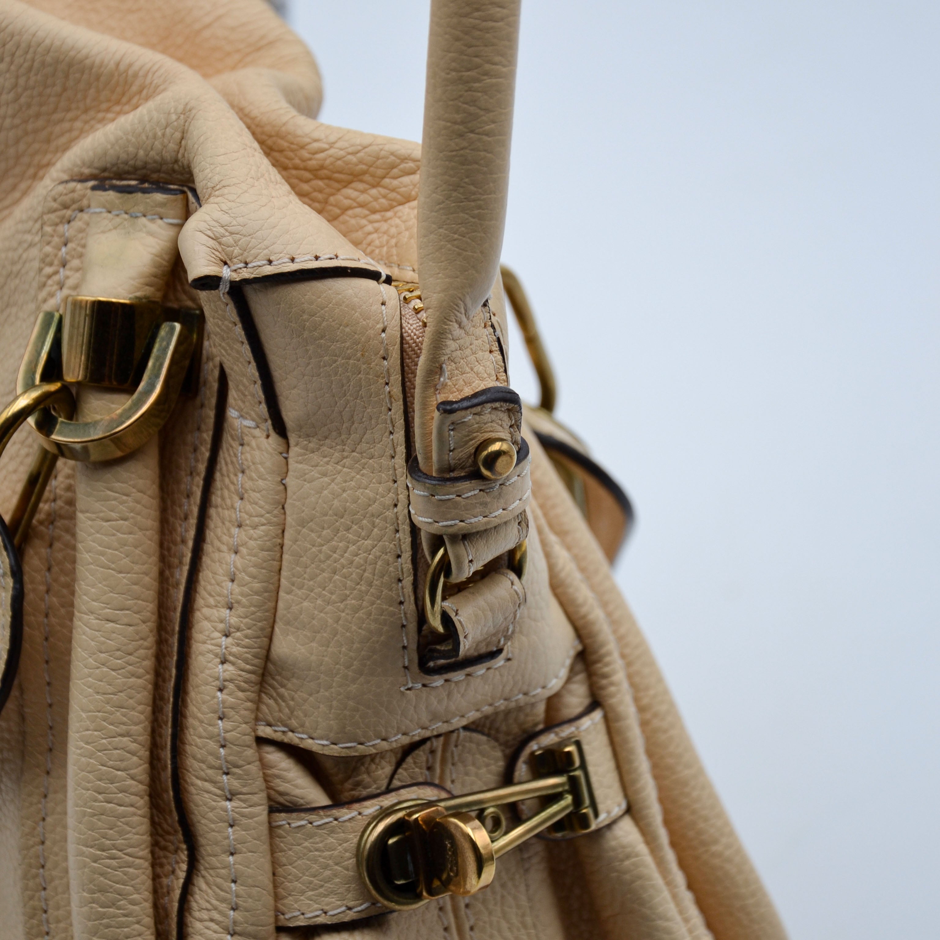 Chloé Paraty Vanille Cuir Grainé
