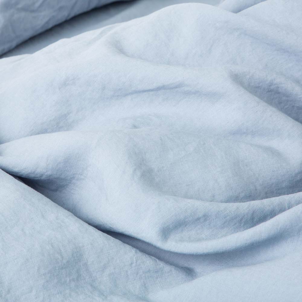 Duvet Cover - 190G/M² Linen - Glacier Blue