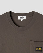 Camiseta con bolsillo de parche - Negro lavado - SS25