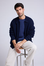 Veste Zippée Patrick - Bleu Marine - Homme