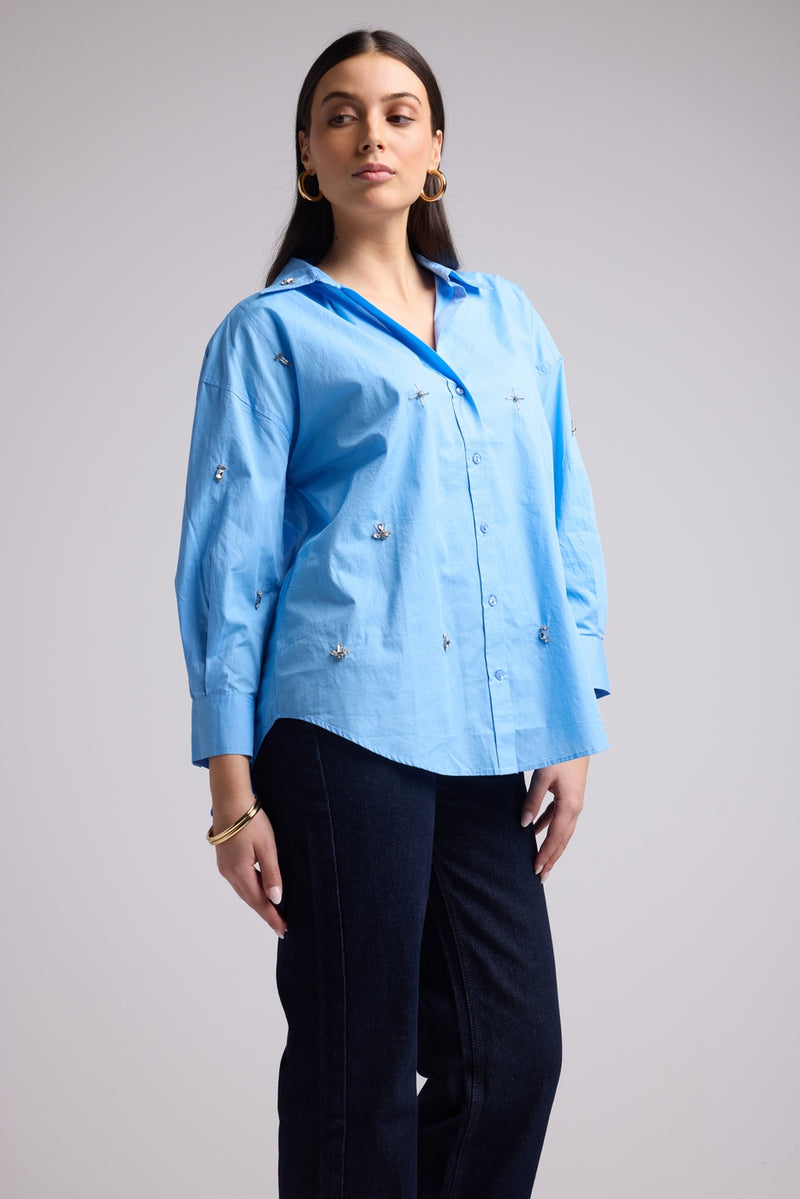 Camisa - Paula - Azul