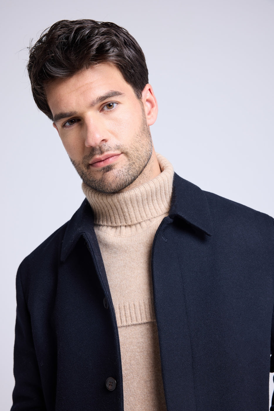 Paula Roll-Neck - Beige Cream