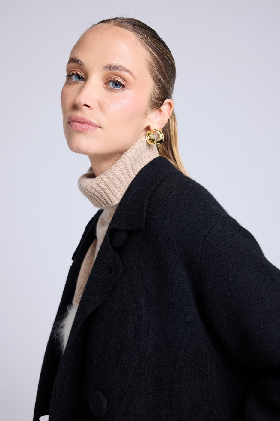 Paula Roll-Neck - Beige Cream