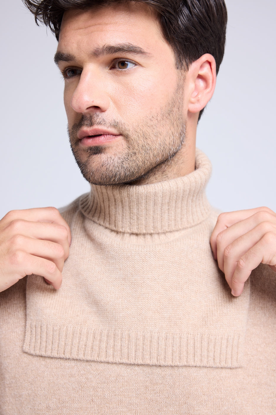 Paula Roll-Neck - Beige Cream