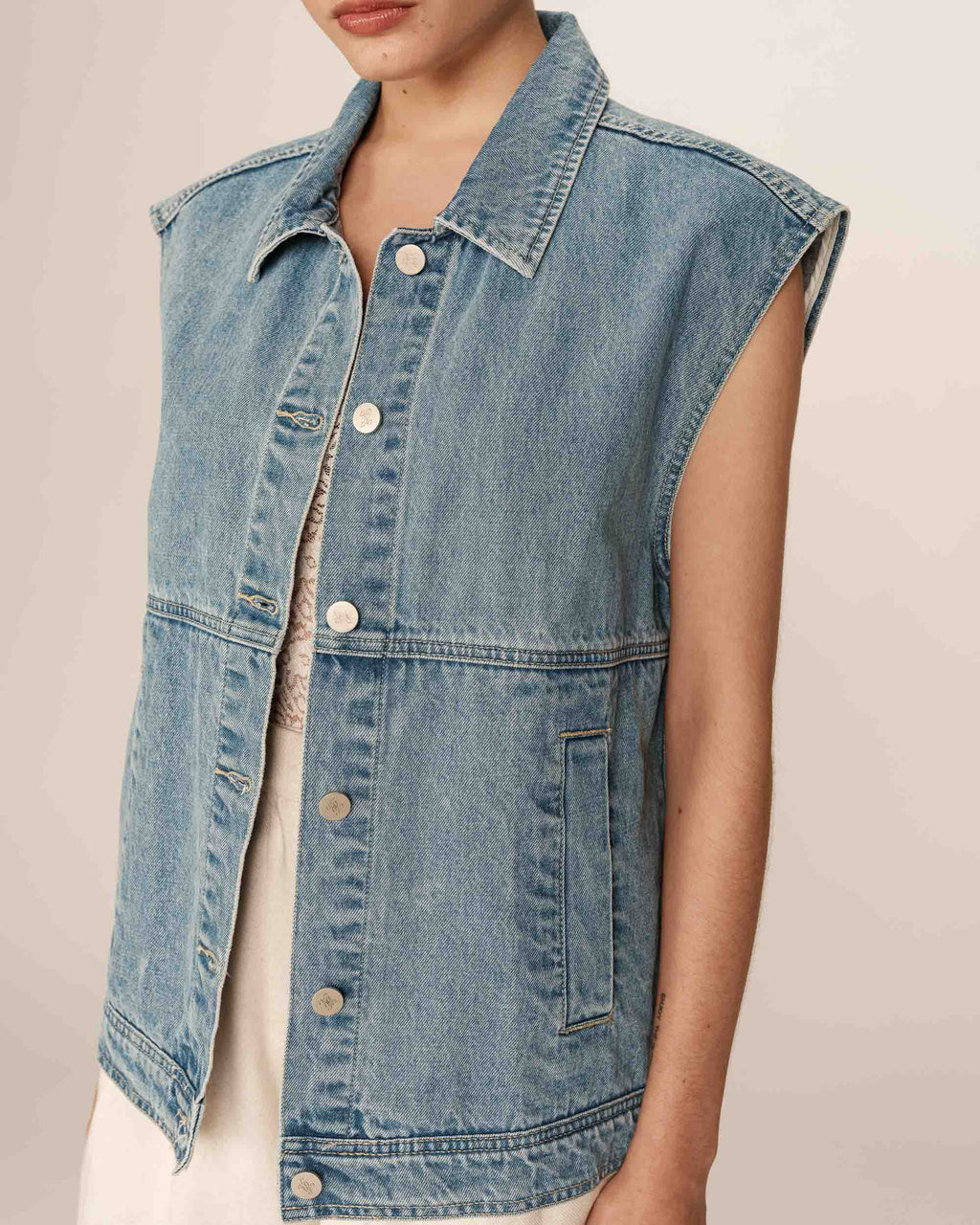 Gilet Paulette - Light Blue