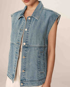 Gilet Paulette - Light Blue