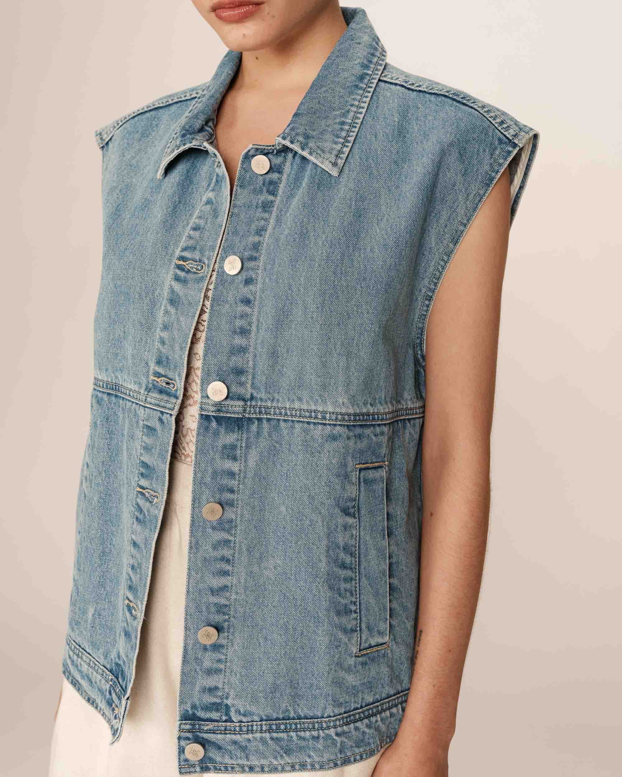 Gilet Paulette - Light Blue