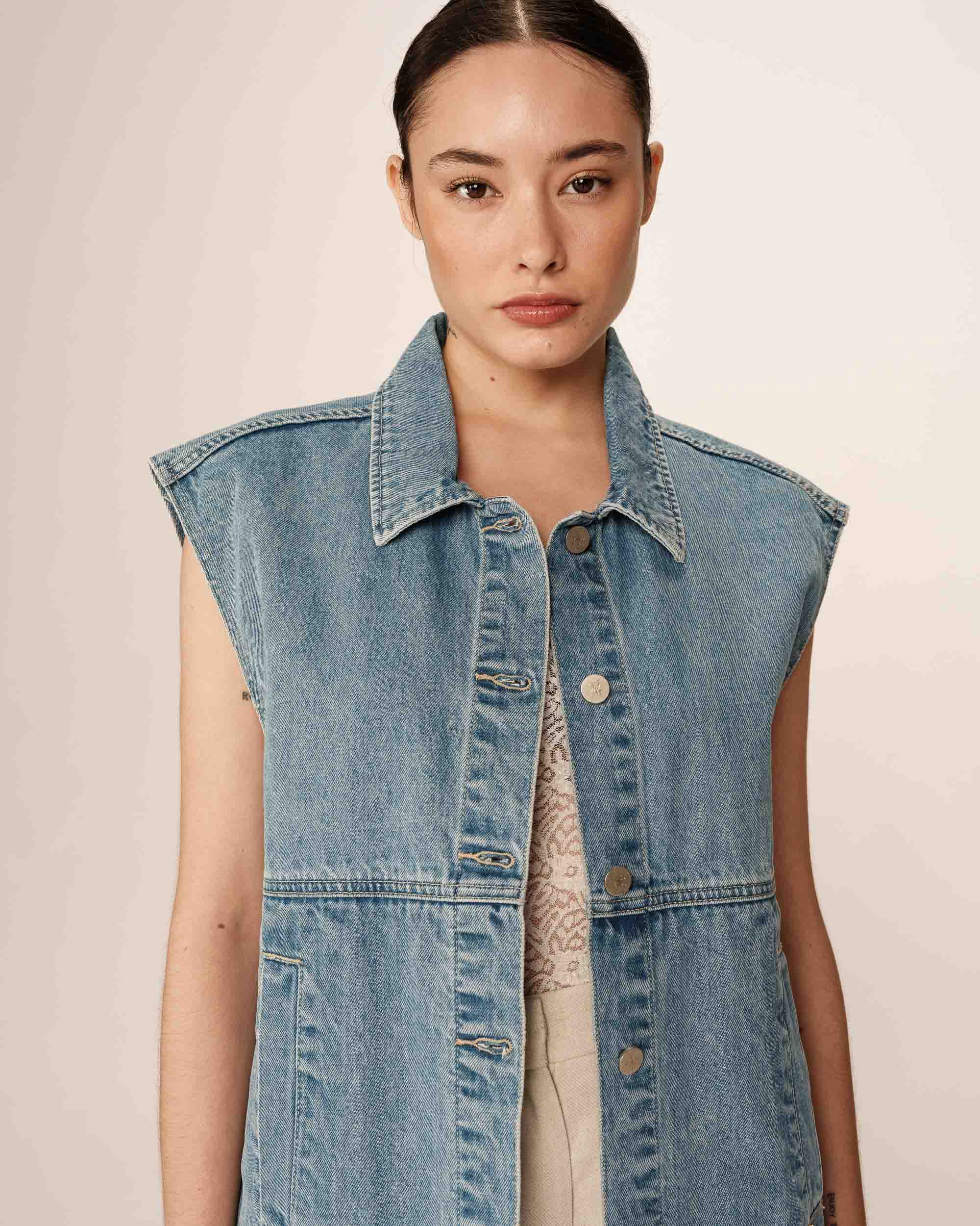 Gilet Paulette - Light Blue