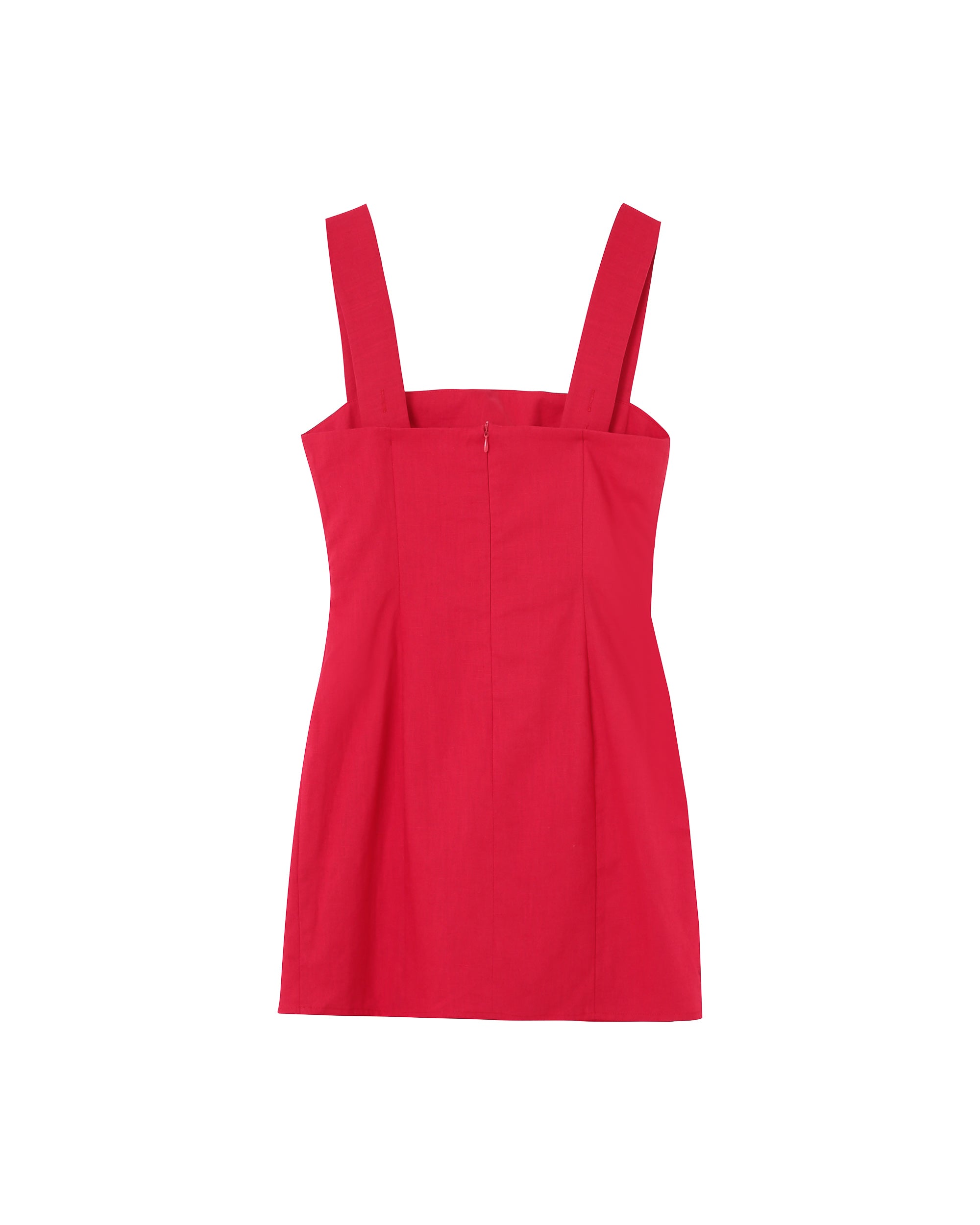 Pauline Short Dress - Red