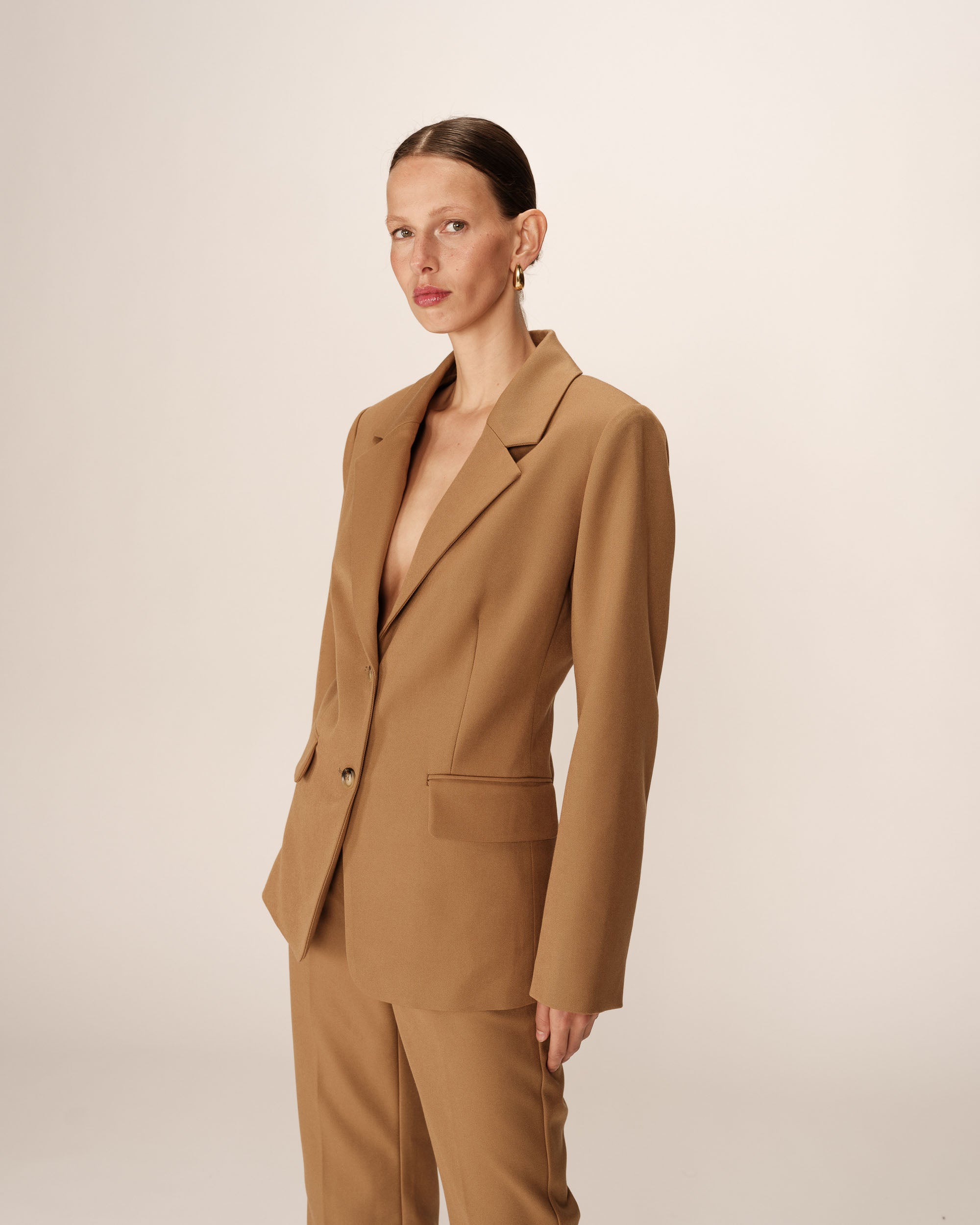 Blazer Pava - Taupe