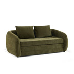 Paz – Gerades 2-Sitzer-Sofa – Chenille-Stoff Grün